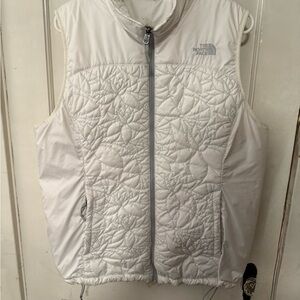The North Face Women's White Quilted Vest